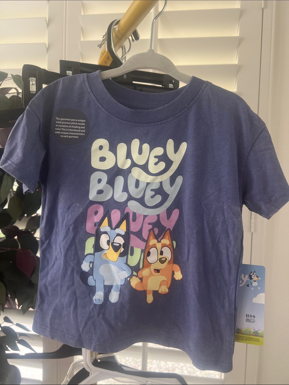 2T Bluey Graphic Tee for Kids - Navy Blue